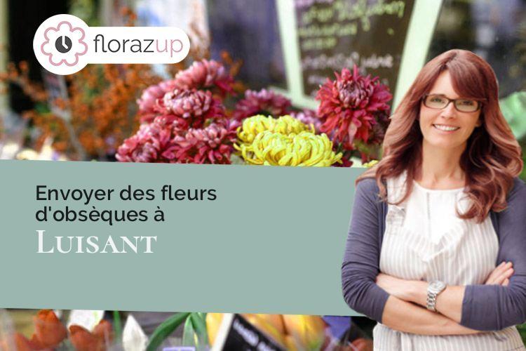 couronnes de fleurs pour un enterrement à Luisant (Eure-et-Loir/28600)