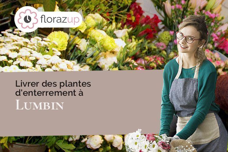 coupes de fleurs pour un deuil à Lumbin (Isère/38660)