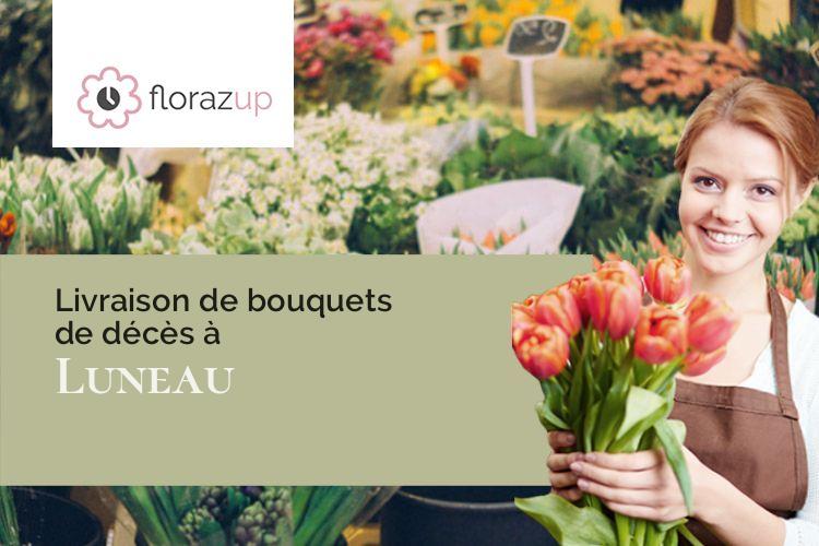 compositions florales pour un deuil à Luneau (Allier/03130)