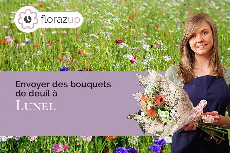 fleurs deuil pour un deuil à Lunel (Hérault/34400)