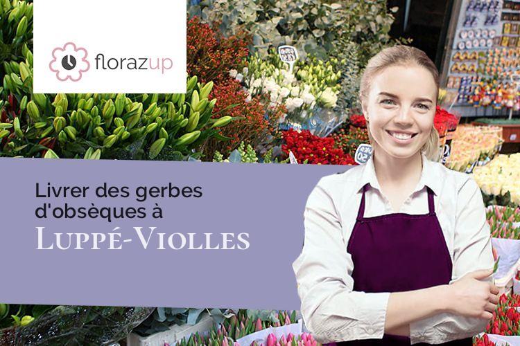 créations florales pour un enterrement à Luppé-Violles (Gers/32110)