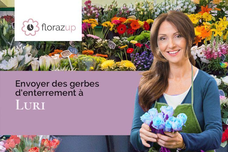 créations de fleurs pour un décès à Luri (Corse/20228)