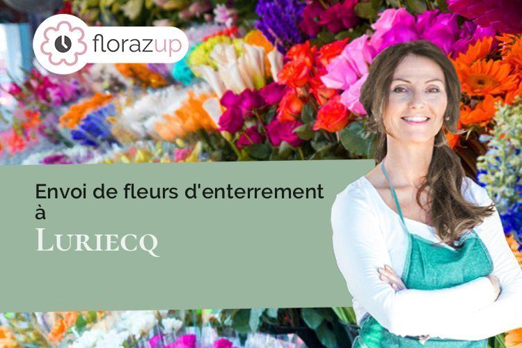fleurs deuil pour des obsèques à Luriecq (Loire/42380)