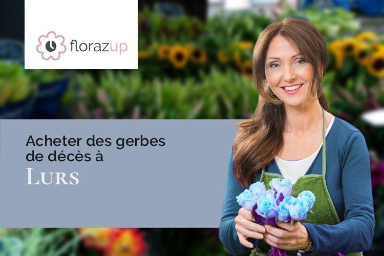 gerbes de fleurs pour un enterrement à Lurs (Alpes-de-Haute-Provence/04700)