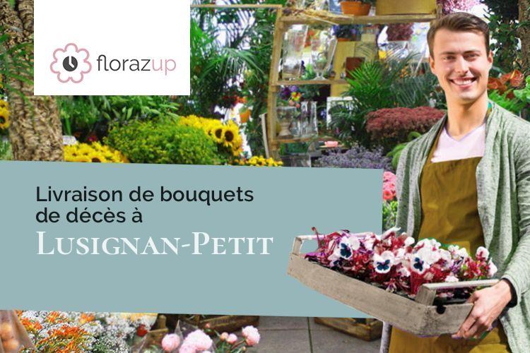 fleurs deuil pour une crémation à Lusignan-Petit (Lot-et-Garonne/47360)