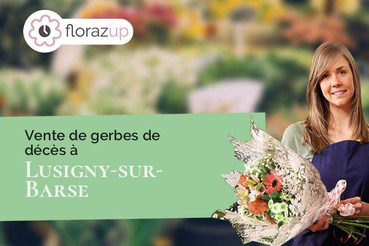 coupes de fleurs pour une crémation à Lusigny-sur-Barse (Aube/10270)