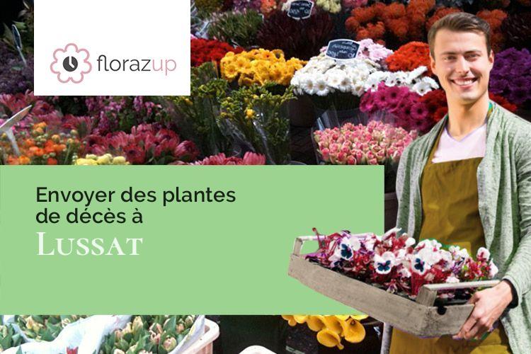 coupes de fleurs pour des obsèques à Lussat (Creuse/23170)