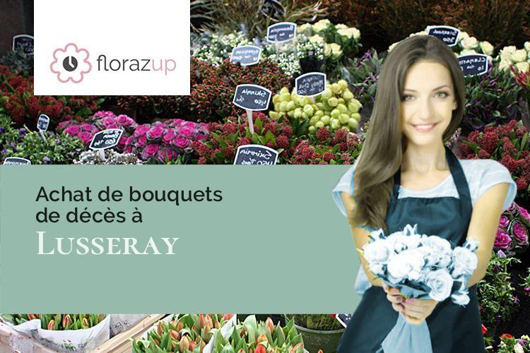 coeurs de fleurs pour des funérailles à Lusseray (Deux-Sèvres/79170)