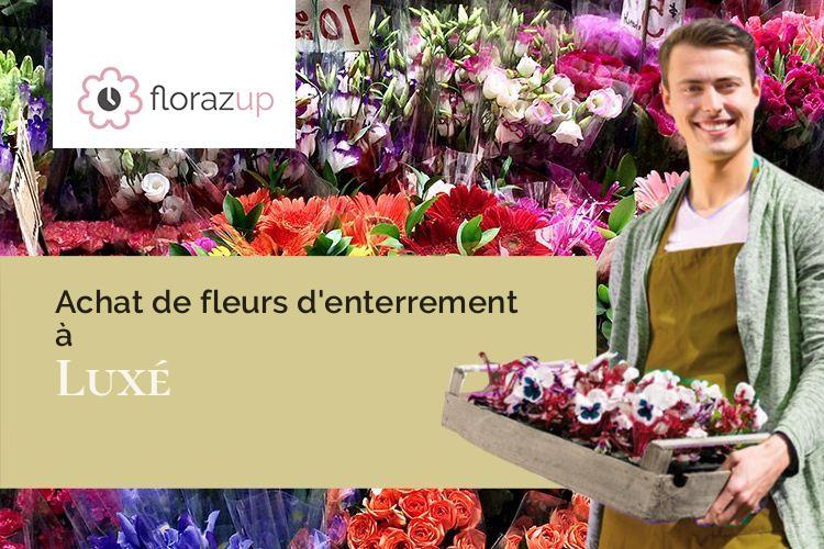 couronnes de fleurs pour des obsèques à Luxé (Charente/16230)