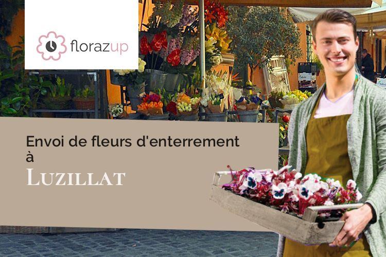 couronnes florales pour une crémation à Luzillat (Puy-de-Dôme/63350)