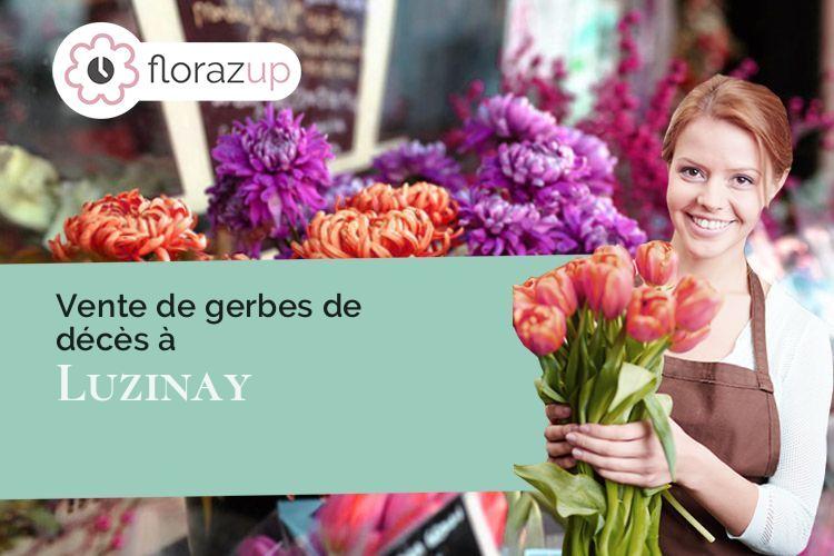 créations de fleurs pour un deuil à Luzinay (Isère/38200)