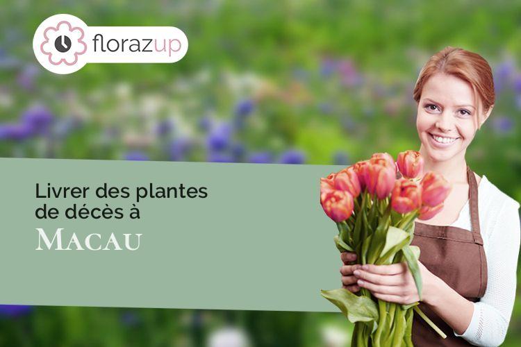 coupes de fleurs pour un décès à Macau (Gironde/33460)