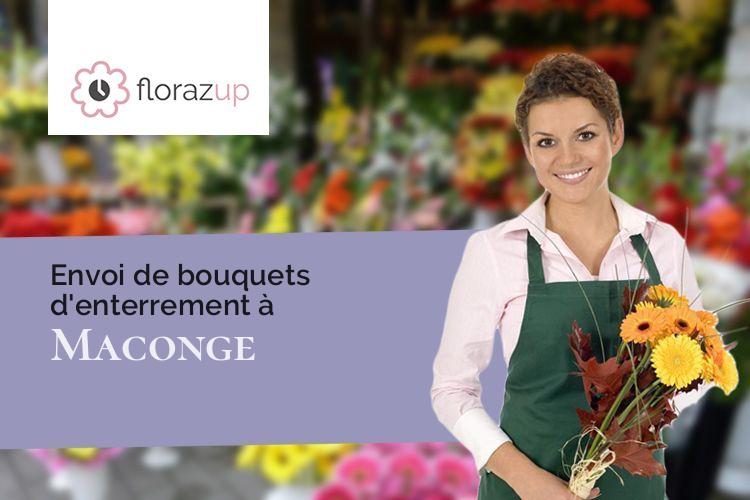 bouquets de fleurs pour un enterrement à Maconge (Côte-d'Or/21320)