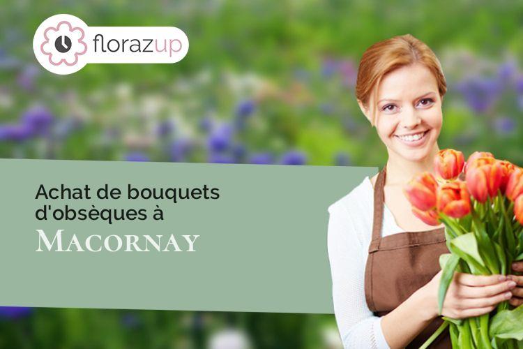 créations florales pour une crémation à Macornay (Jura/39570)