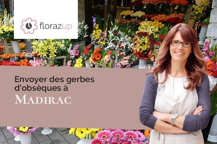bouquets de fleurs pour un décès à Madirac (Gironde/33670)