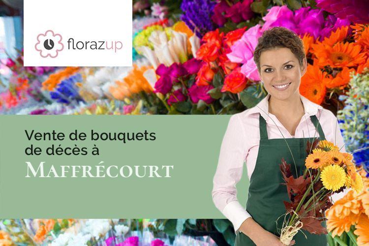 couronnes florales pour une crémation à Maffrécourt (Marne/51800)