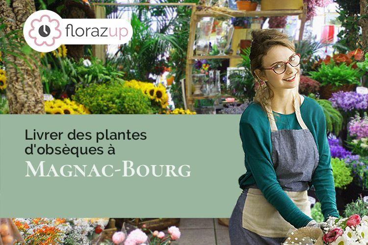 coeur de fleurs pour un décès à Magnac-Bourg (Haute-Vienne/87380)