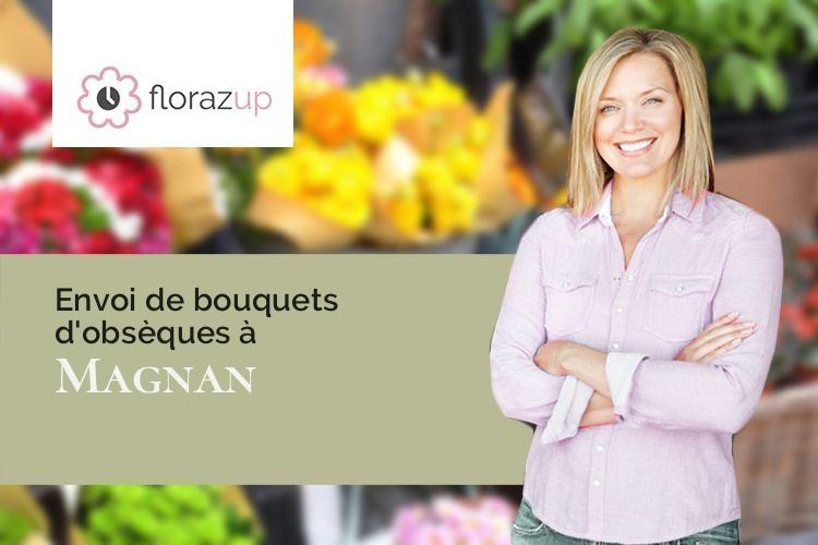 couronnes florales pour des obsèques à Magnan (Gers/32110)