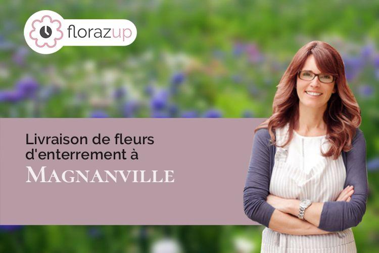 créations florales pour un enterrement à Magnanville (Yvelines/78200)