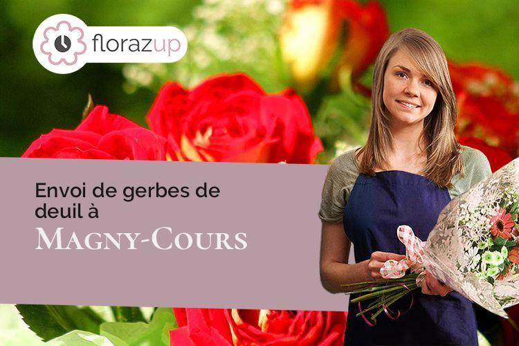 créations florales pour une crémation à Magny-Cours (Nièvre/58470)