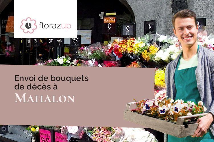 fleurs deuil pour des obsèques à Mahalon (Finistère/29790)