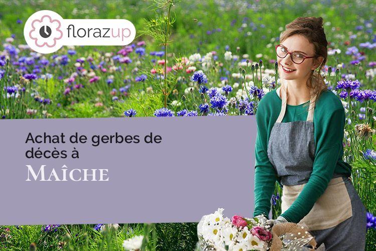 gerbes de fleurs pour un décès à Maîche (Doubs/25120)