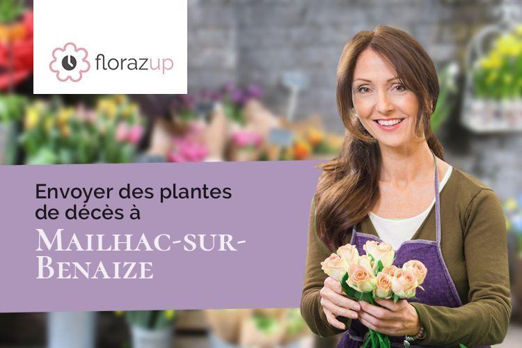 plantes pour des funérailles à Mailhac-sur-Benaize (Haute-Vienne/87160)