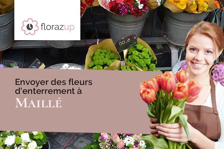 coupes de fleurs pour un enterrement à Maillé (Vendée/85420)
