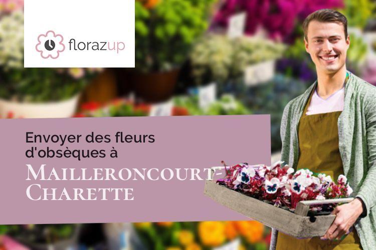 coupes de fleurs pour des obsèques à Mailleroncourt-Charette (Haute-Saône/70240)