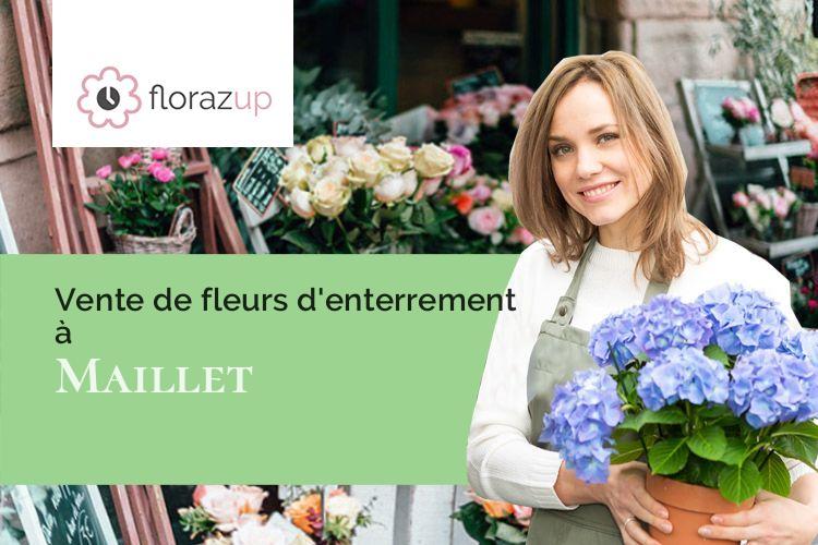 coupes de fleurs pour des obsèques à Maillet (Allier/03190)