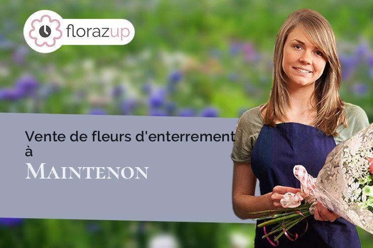 créations de fleurs pour un deuil à Maintenon (Eure-et-Loir/28130)