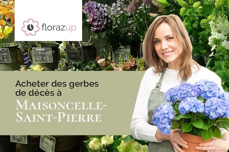 compositions de fleurs pour un enterrement à Maisoncelle-Saint-Pierre (Oise/60112)
