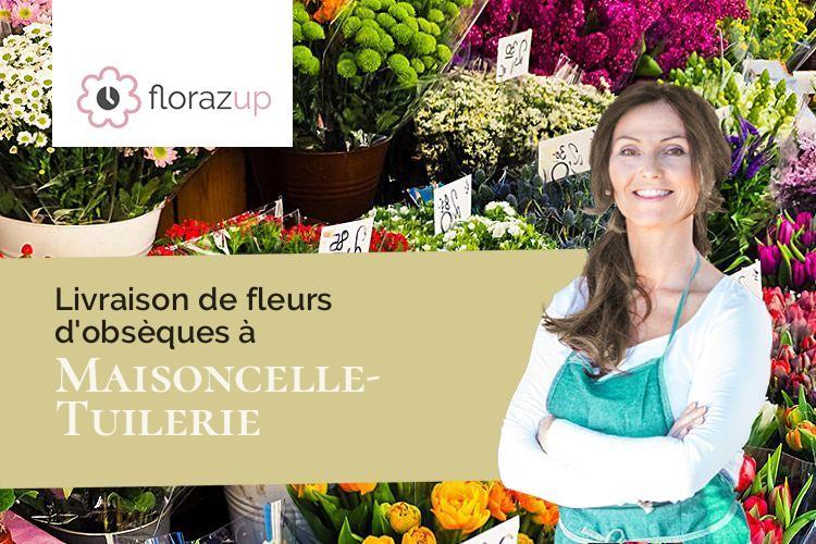 gerbes de fleurs pour un deuil à Maisoncelle-Tuilerie (Oise/60480)