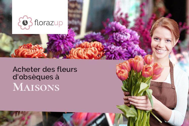 fleurs deuil pour un deuil à Maisons (Eure-et-Loir/28700)