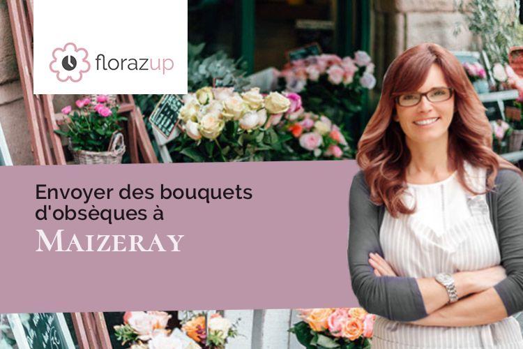 coeurs de fleurs pour un décès à Maizeray (Meuse/55160)