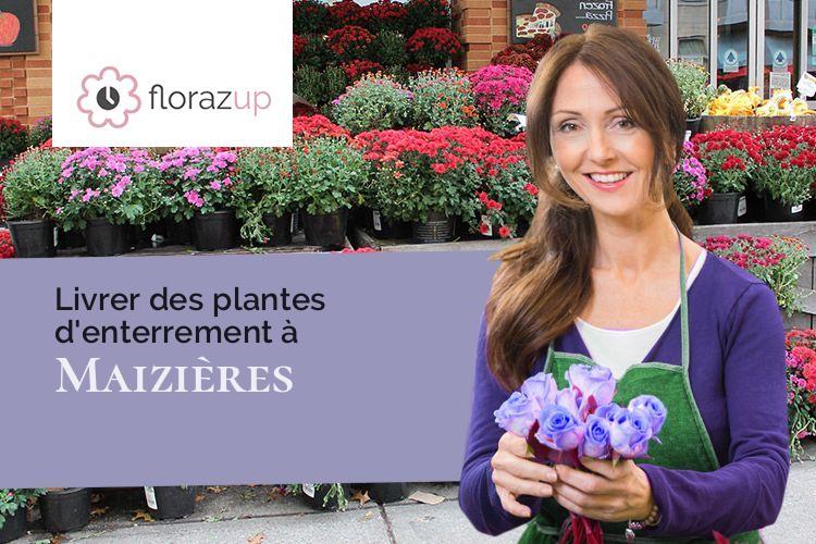 compositions de fleurs pour un deuil à Maizières (Haute-Saône/70190)