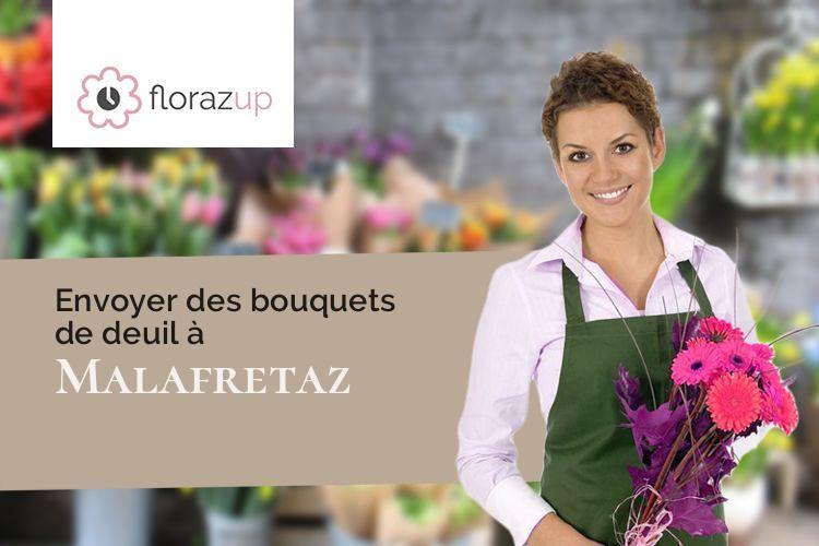 coupes de fleurs pour un deuil à Malafretaz (Ain/01340)