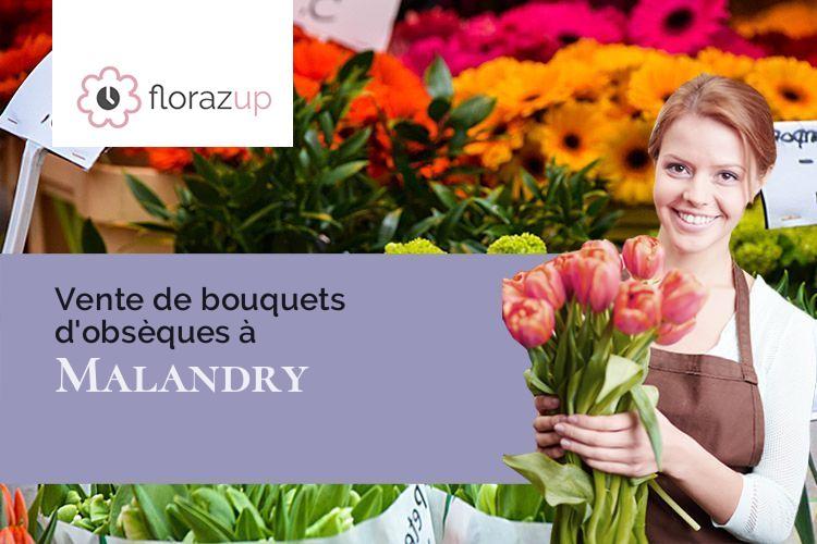 créations de fleurs pour un deuil à Malandry (Ardennes/08370)