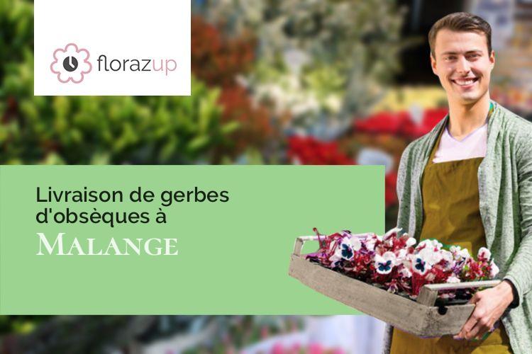 créations florales pour un deuil à Malange (Jura/39700)