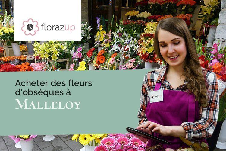 gerbes de fleurs pour un décès à Malleloy (Meurthe-et-Moselle/54670)