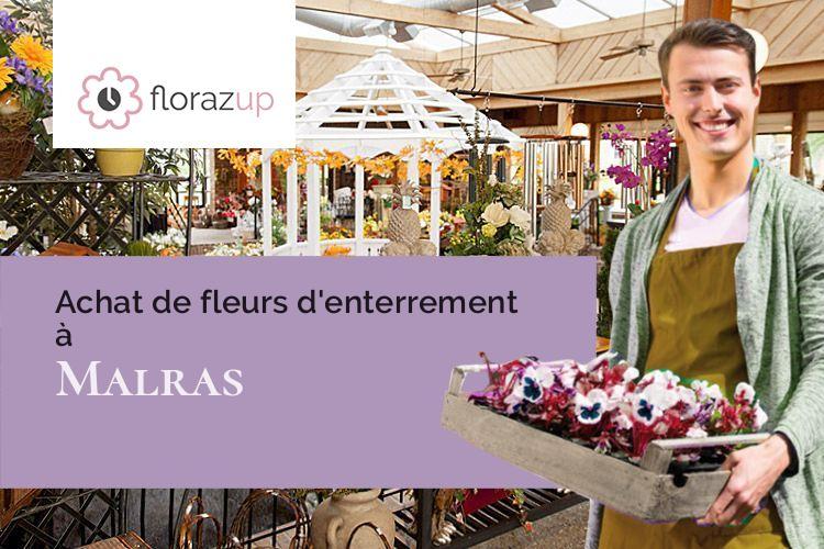 créations de fleurs pour un décès à Malras (Aude/11300)
