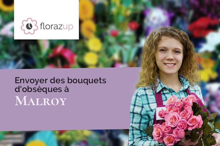 couronnes florales pour une crémation à Malroy (Moselle/57640)