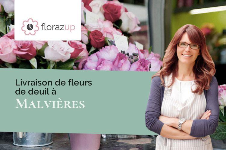 couronnes florales pour un décès à Malvières (Haute-Loire/43160)