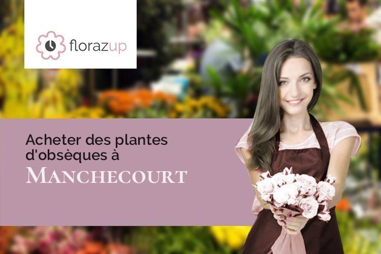 compositions de fleurs pour un deuil à Manchecourt (Loiret/45300)