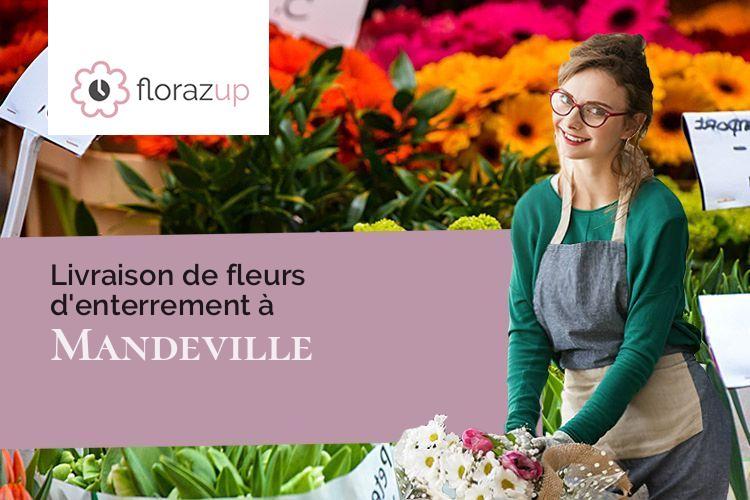 fleurs deuil pour une crémation à Mandeville (Eure/27370)