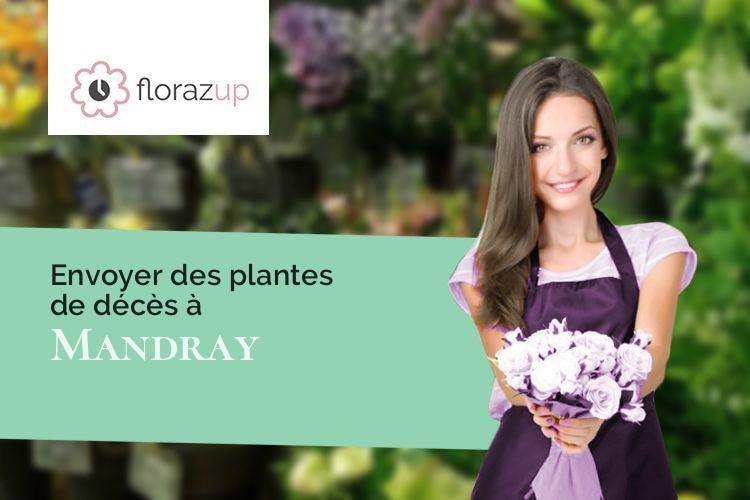 fleurs deuil pour des funérailles à Mandray (Vosges/88650)