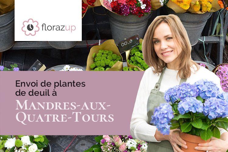 bouquets de fleurs pour un deuil à Mandres-aux-Quatre-Tours (Meurthe-et-Moselle/54470)