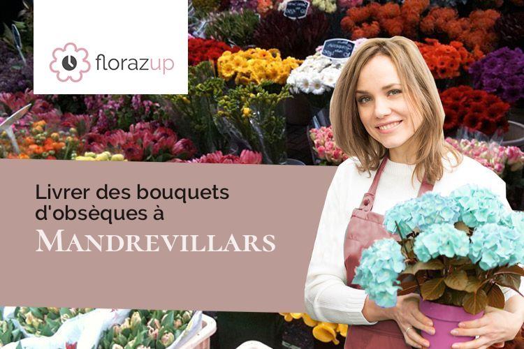 bouquets de fleurs pour des obsèques à Mandrevillars (Haute-Saône/70400)