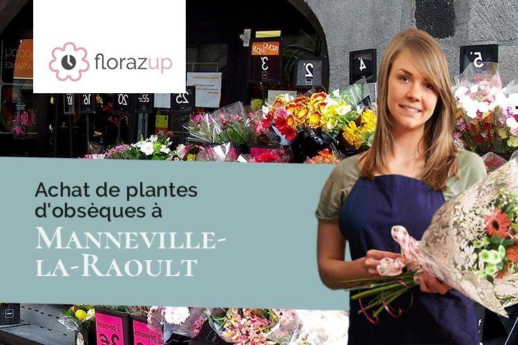 compositions florales pour un deuil à Manneville-la-Raoult (Eure/27210)