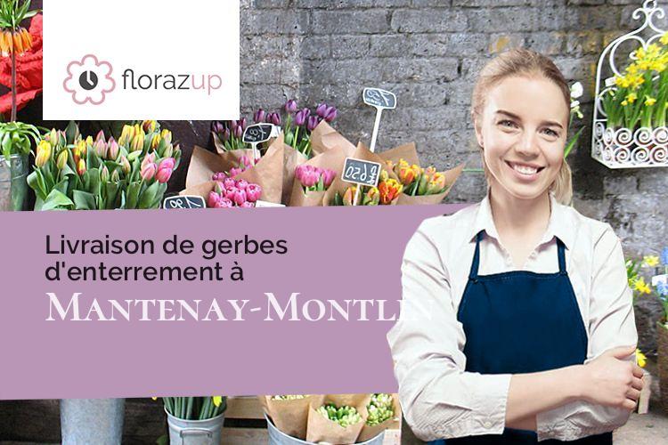 compositions de fleurs pour une crémation à Mantenay-Montlin (Ain/01560)